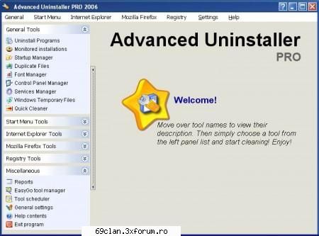 Advanced Uninstaller Pro 2006 ver.7..6.3 - Download 15.3 mb PW : freshwap.com - [Diverse programe]